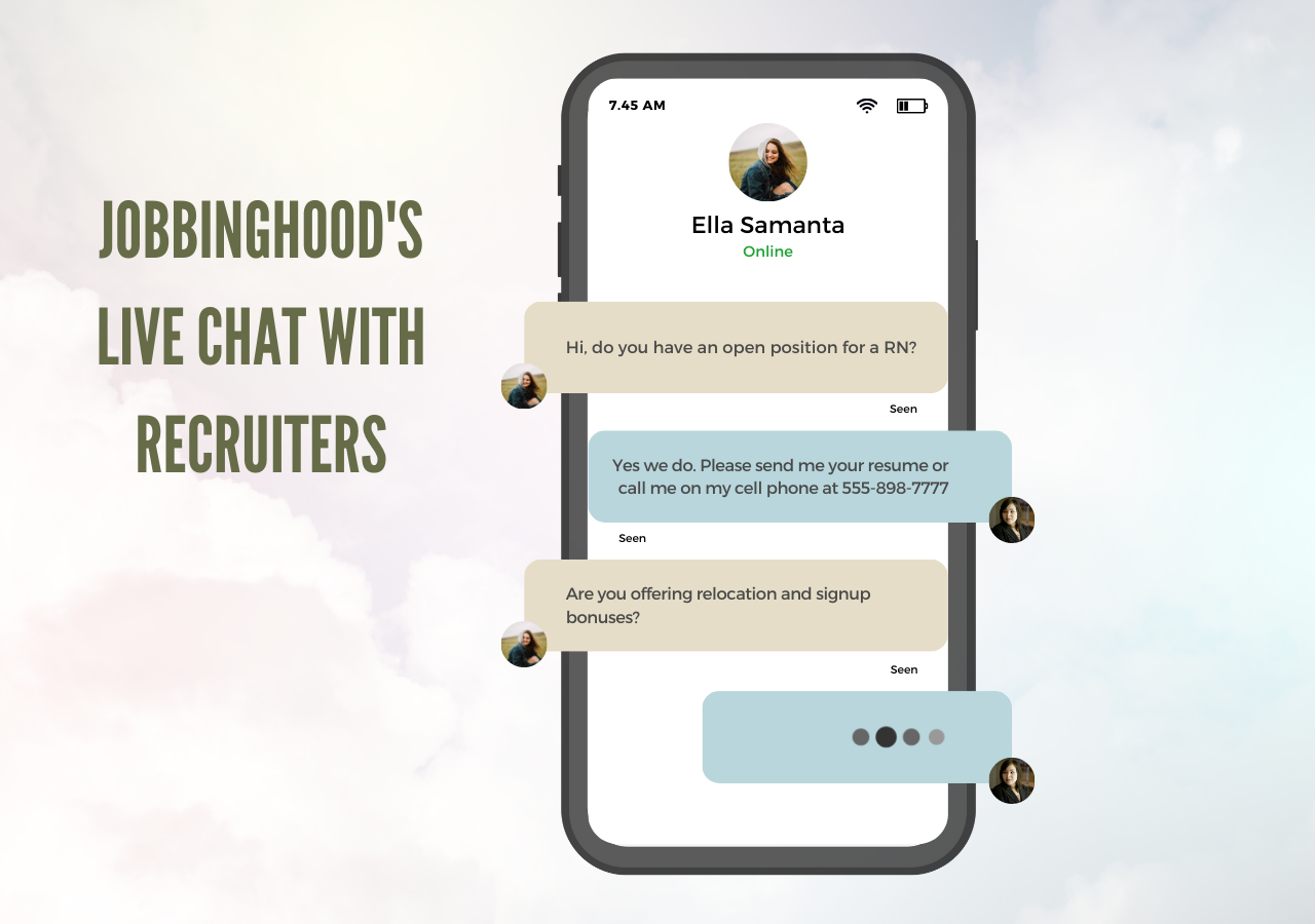 jobbinghood live chat with recruiters